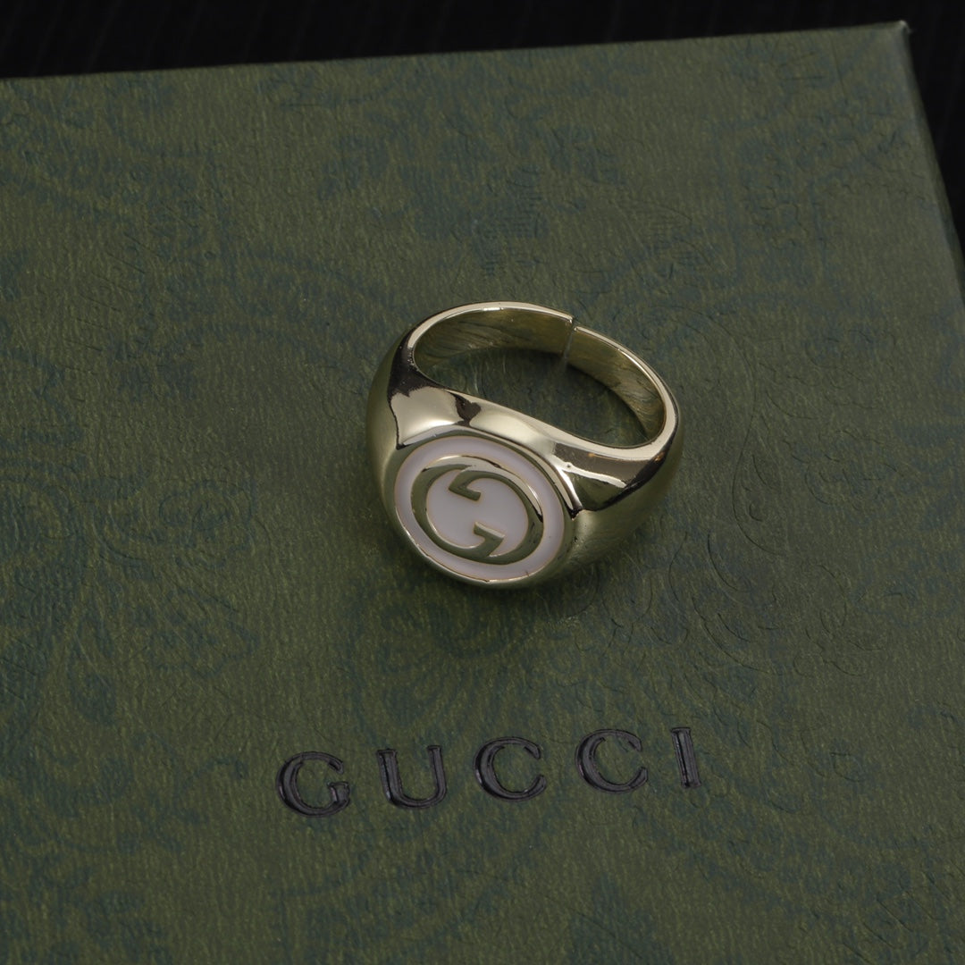 Fashionable Enamel Open Ring
