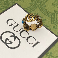Vintage Hollow Daisy Ring