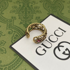 Vintage Flower Open Ring