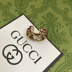 Vintage Flower Open Ring