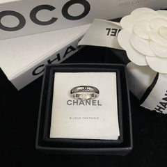Versatile Black Enamel Ring