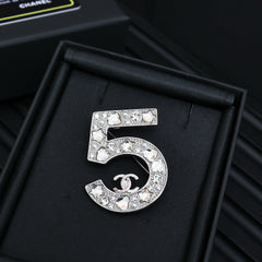 Dazzling Diamond 5 Brooch