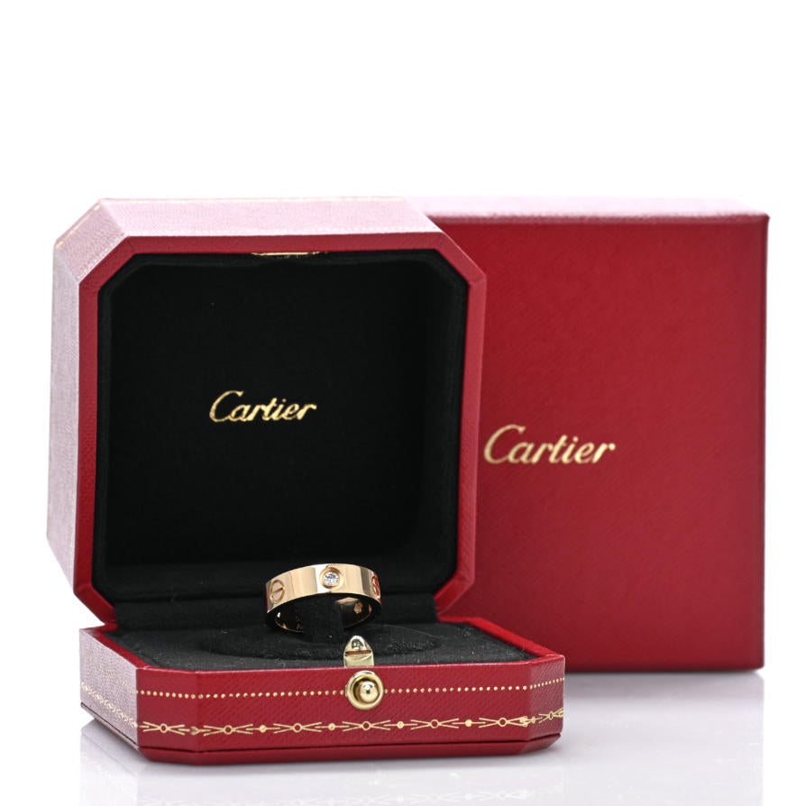 Classic 3 Diamonds Love Ring