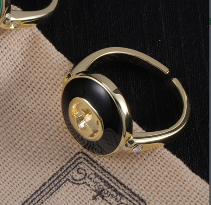 Vintage Enamel Open Ring
