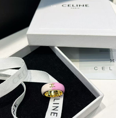Monogram Enamel Colorblock Ring