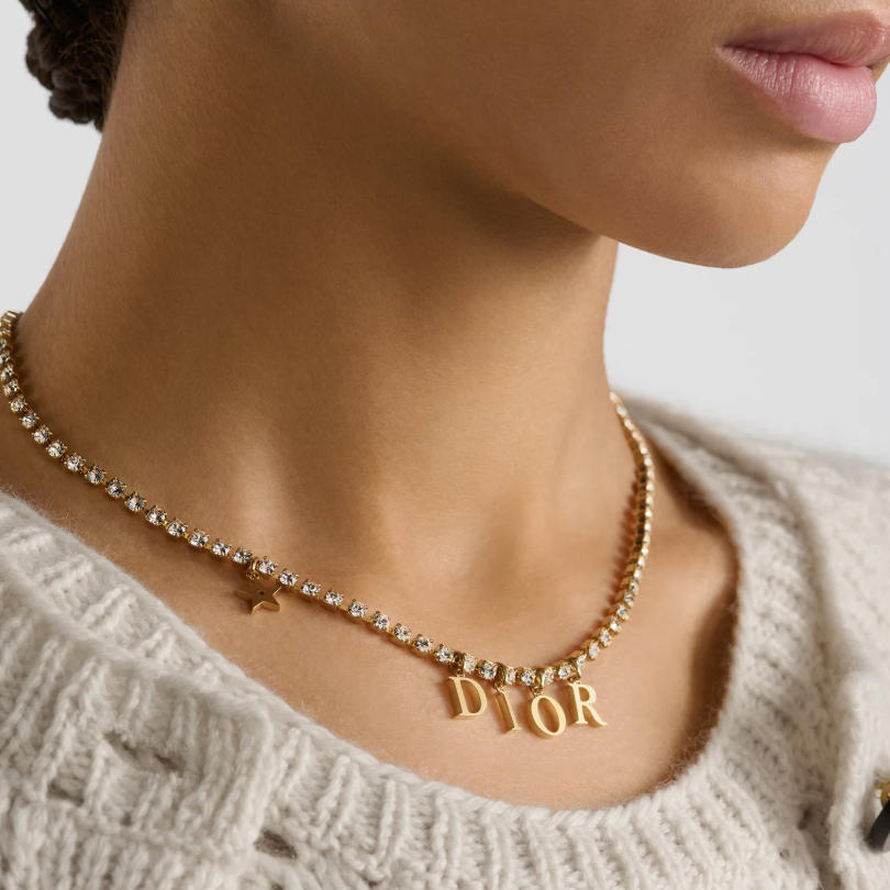 2 color Diamond necklace